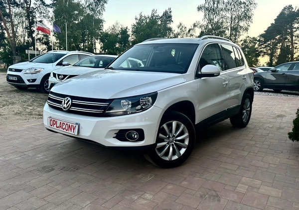 Volkswagen Tiguan cena 42400 przebieg: 172555, rok produkcji 2012 z Ostrołęka małe 154